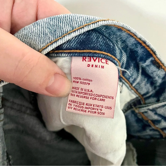 Revice A-List Highlight Low Rise Wide Leg Denim Jeans - Picture 13 of 14